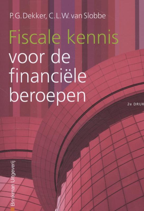 Afbeelding van Fiscale kennis voor de financiële beroepen